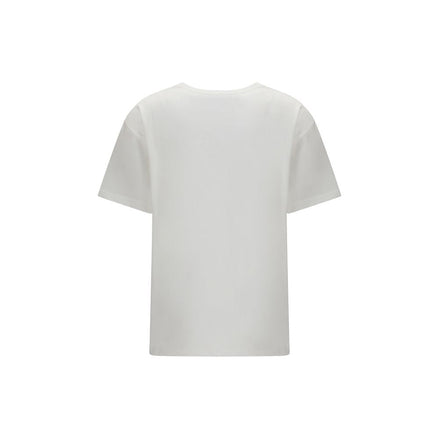 Valentino White Cotton T-Shirt Valentino