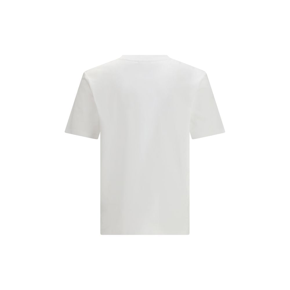 Balmain White Cotton T-Shirt Balmain