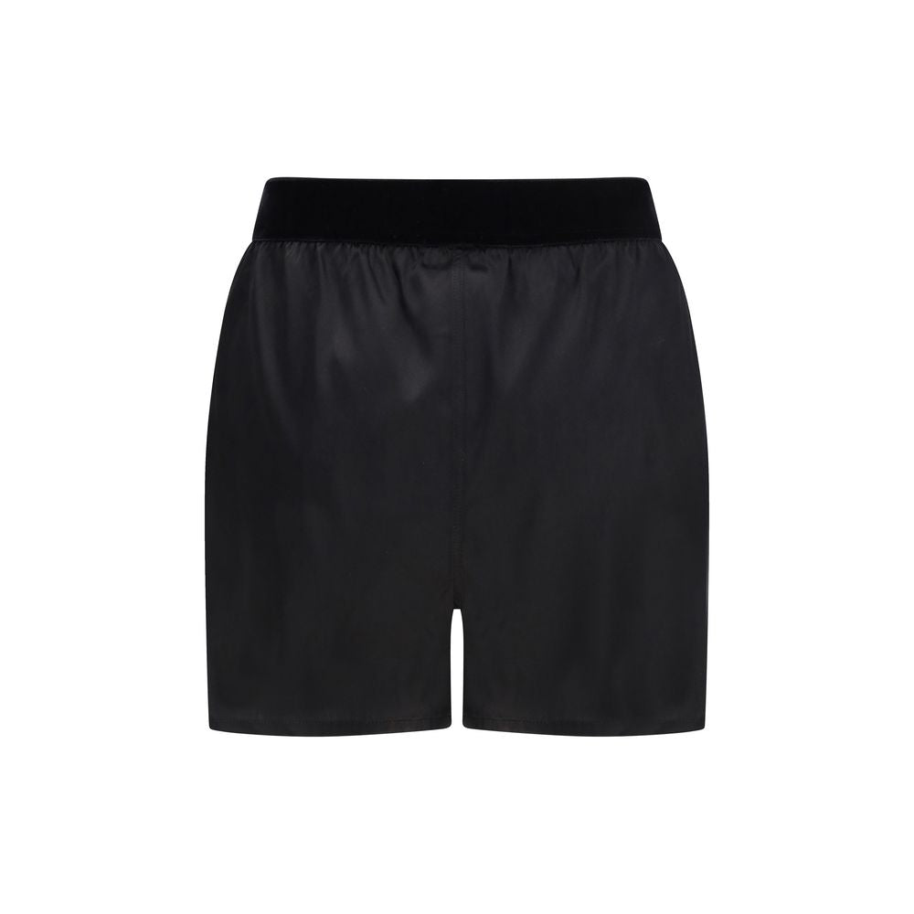 Tom Ford Black Silk Bermuda Shorts Tom Ford