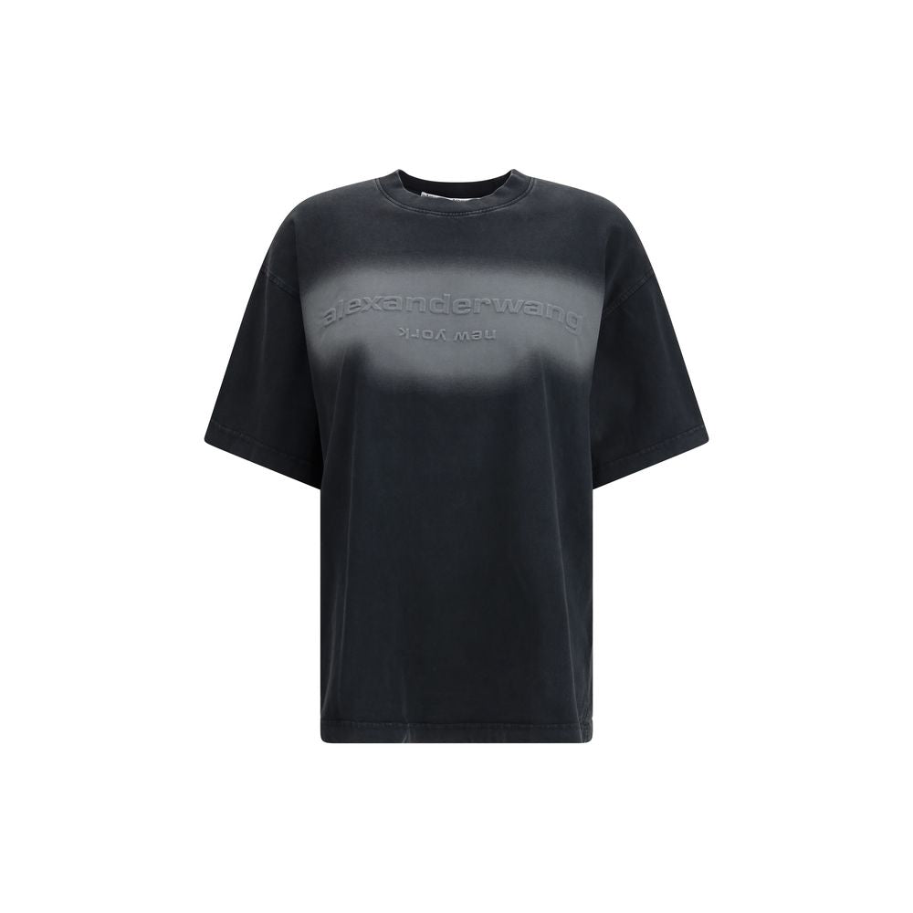 Alexander Wang Black Cotton T-Shirt Alexander Wang