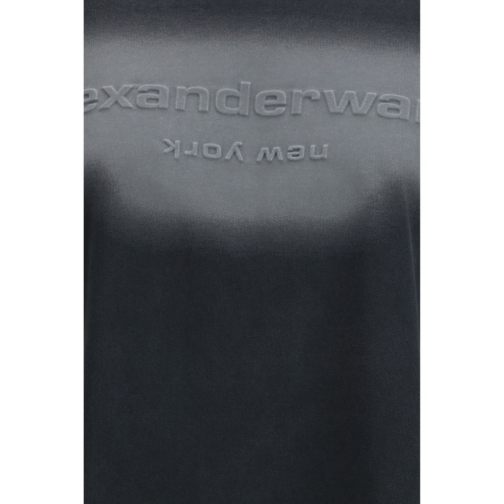 Alexander Wang Black Cotton T-Shirt Alexander Wang
