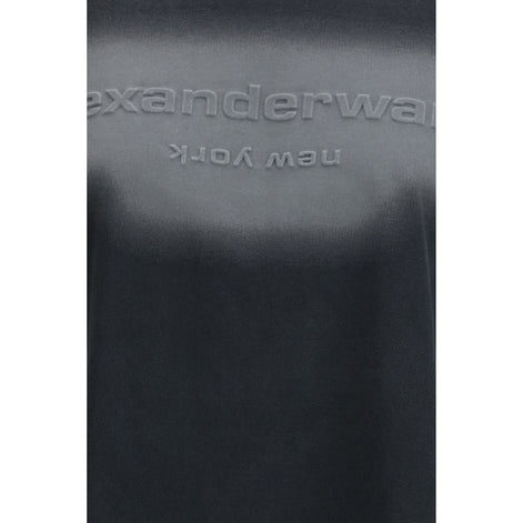 Alexander Wang Black Cotton T-Shirt Alexander Wang