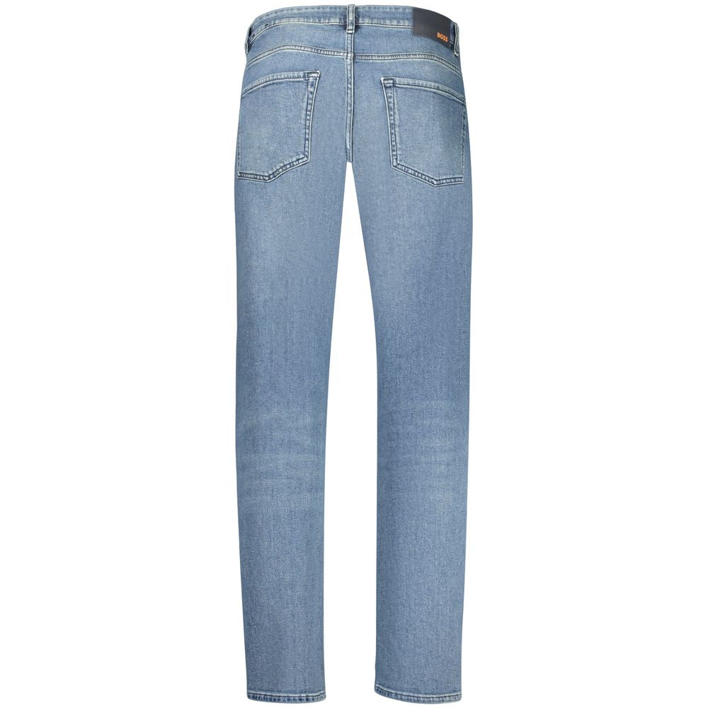 Hugo Boss Blue Cotton Men's Jean Hugo Boss