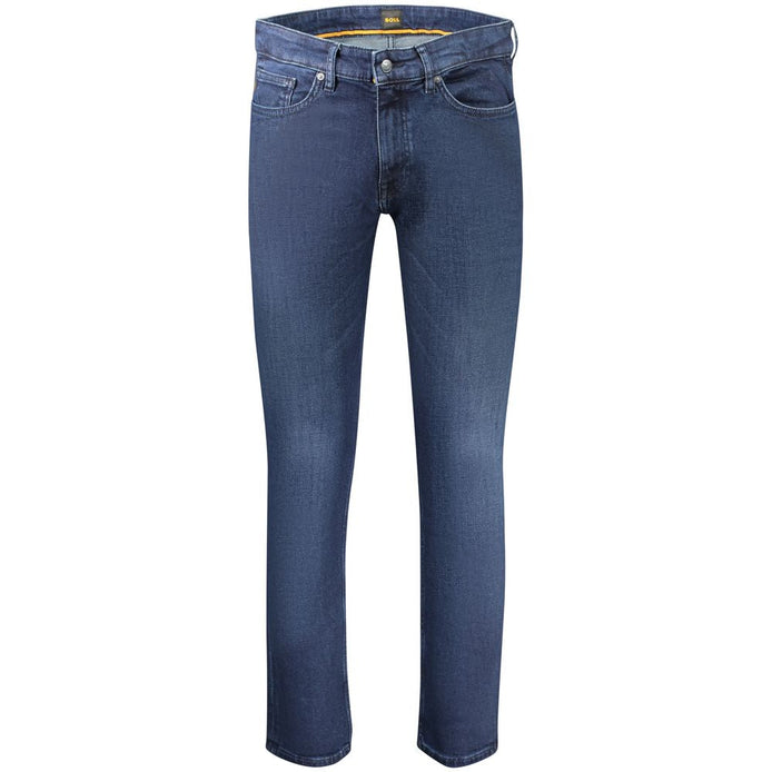 Hugo Boss Blue Cotton Men's Jeans Hugo Boss