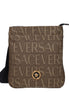 Versace Beige Fabric Crossbody Bag Versace