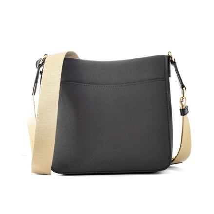 Michael Kors Black Canvas Crossbody Bag Michael Kors