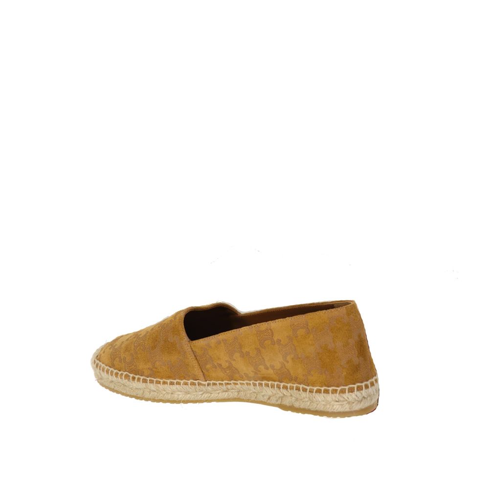 Celine Brown Calfskin Espadrilles Celine