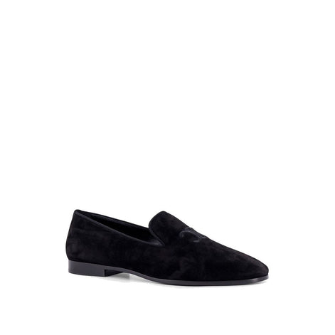 Celine Black Calfskin Slip-On Loafers Celine