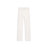 Celine White Cotton Straight-Leg Jeans Celine
