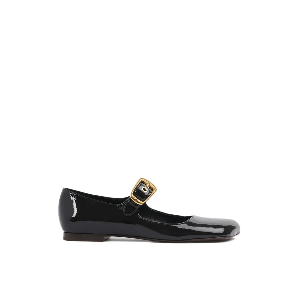 Chloé Black Calfskin Ballet Flats Chloé