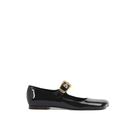 Chloé Black Calfskin Ballet Flats Chloé