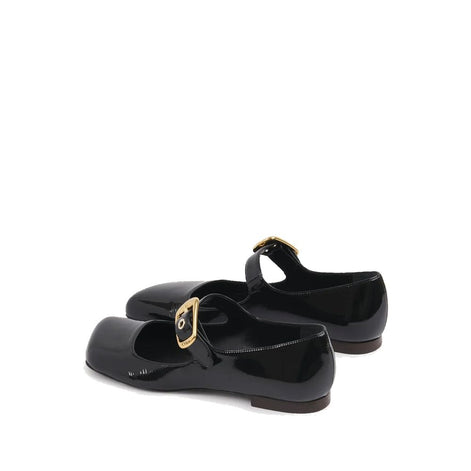 Chloé Black Calfskin Ballet Flats Chloé