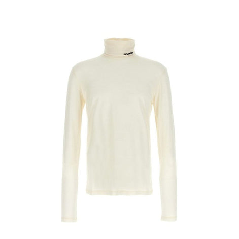 Jil Sander White Polyester Turtleneck Jil Sander