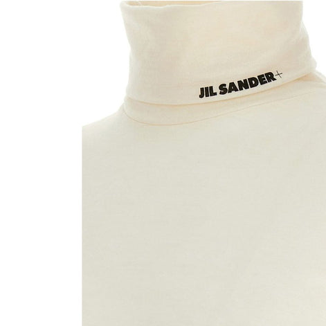 Jil Sander White Polyester Turtleneck Jil Sander