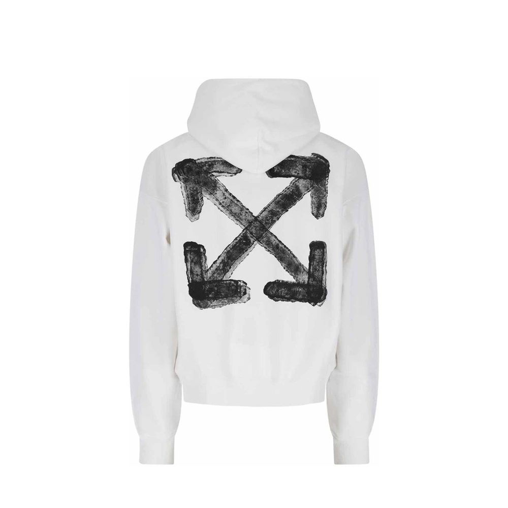 Off-White White Cotton Sweatshirt Off-White