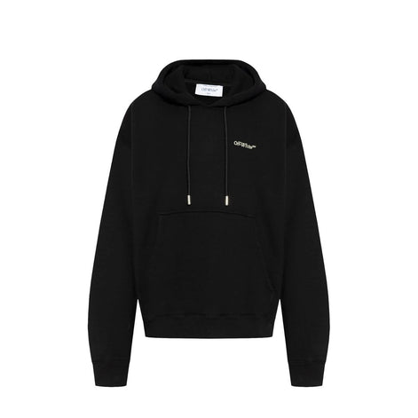 Off-White Black Cotton Sweatshirt Off-White