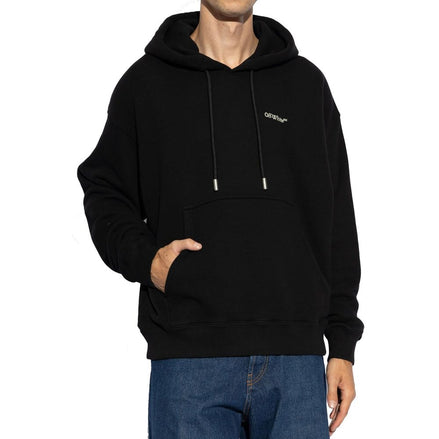 Off-White Black Cotton Sweatshirt Off-White