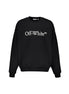 Off-White Black Cotton Sweatshirt Off-White