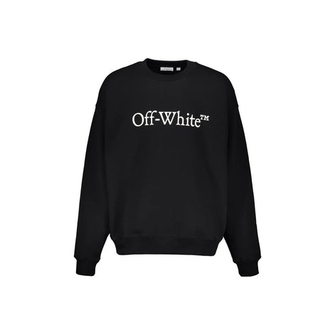 Off-White Black Cotton Sweatshirt Off-White