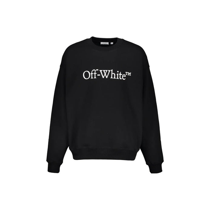 Off-White Black Cotton Sweatshirt Off-White
