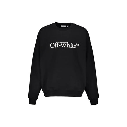 Off-White Black Cotton Sweatshirt Off-White