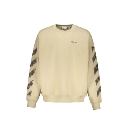 Off-White Beige Cotton Sweatshirt Off-White