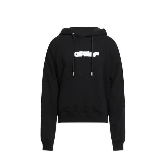 Off-White Black Cotton Sweatshirt Off-White