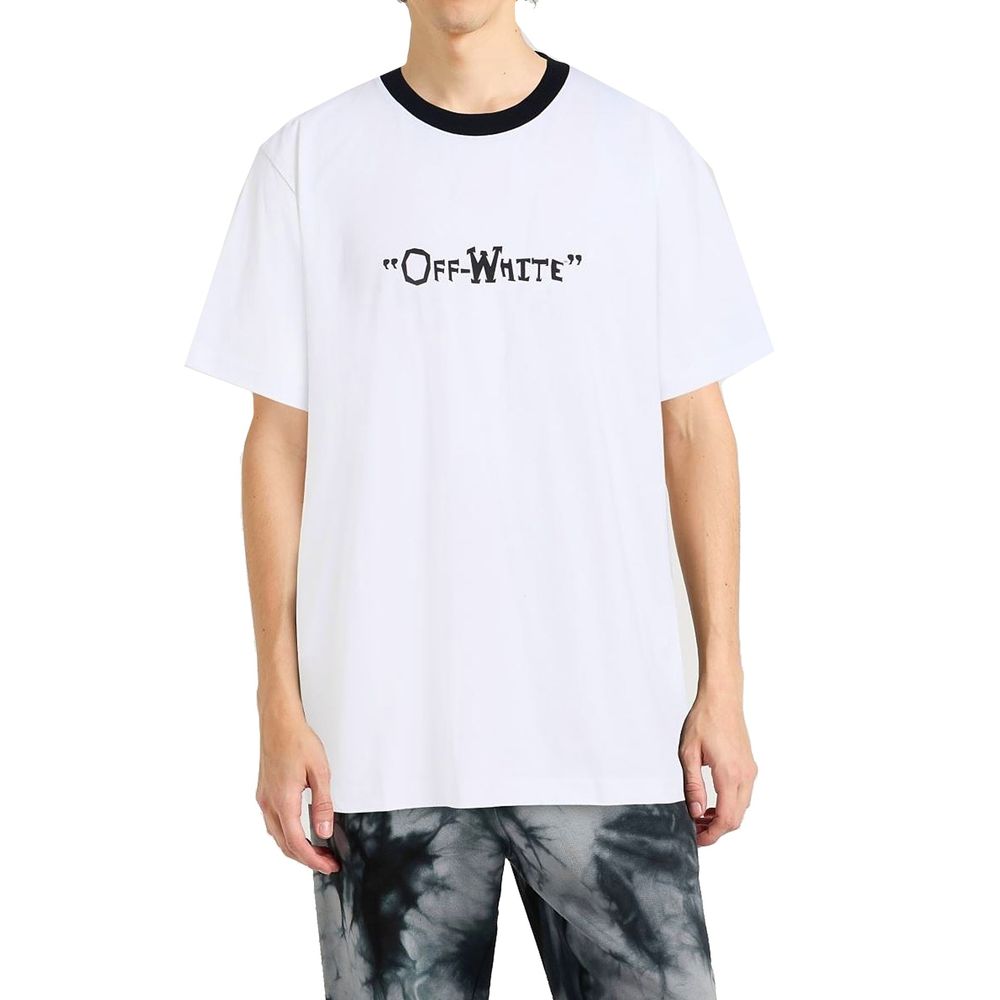 Off-White White Cotton T-Shirt Off-White