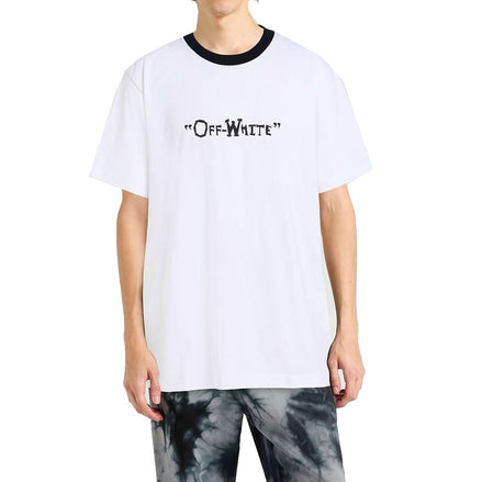 Off-White White Cotton T-Shirt Off-White