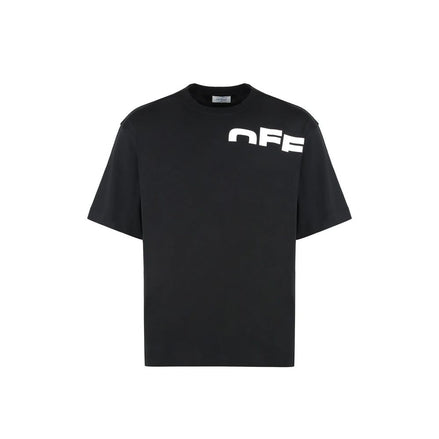 Off-White Black Cotton T-Shirt Off-White
