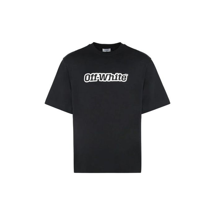 Off-White Black Cotton T-Shirt Off-White