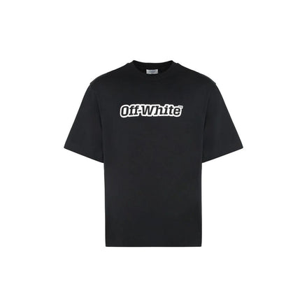 Off-White Black Cotton T-Shirt Off-White