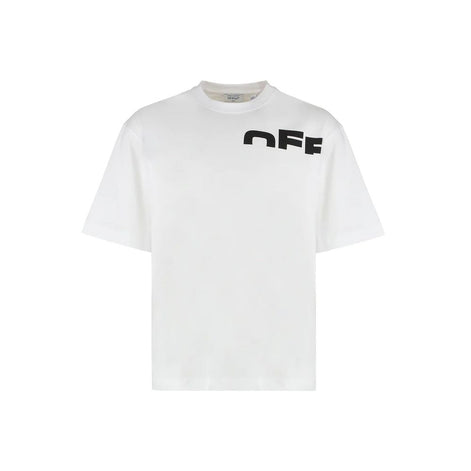 Off-White White Cotton T-Shirt Off-White
