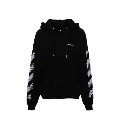 Off-White Black Cotton Sweatshirt Off-White