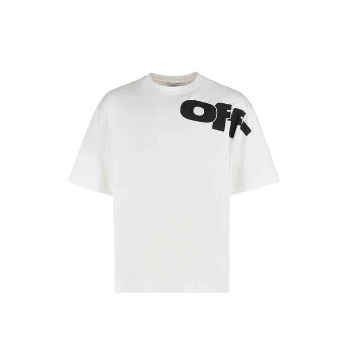 Off-White White Cotton T-Shirt Off-White