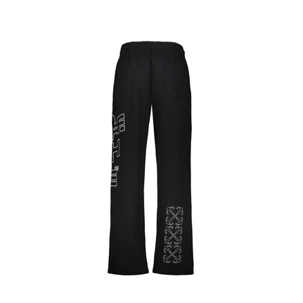 Off-White Black Cotton Joggers (Workout Pants) Off-White