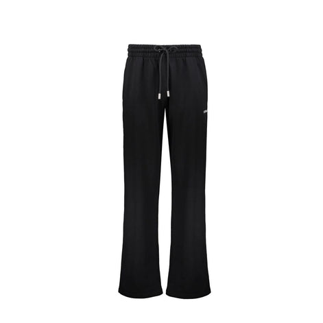 Off-White Black Cotton Casual Pants Off-White