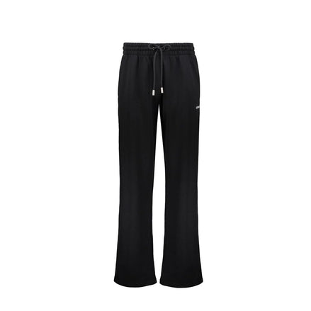Off-White Black Cotton Casual Pants Off-White