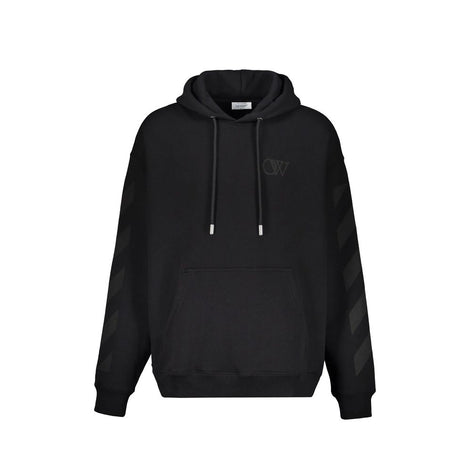 Off-White Black Cotton Sweatshirt Off-White