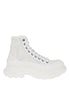 Alexander McQueen White Raffia High Top Sneakers Alexander McQueen