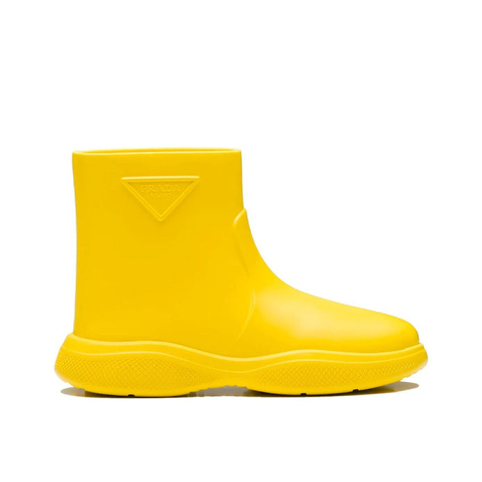 Prada Bicolor Rubber Rain Boots Prada