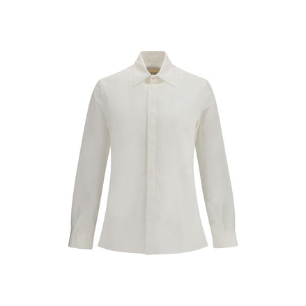 Valentino White Cotton Dress Shirt Valentino