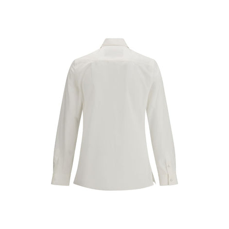 Valentino White Cotton Dress Shirt Valentino