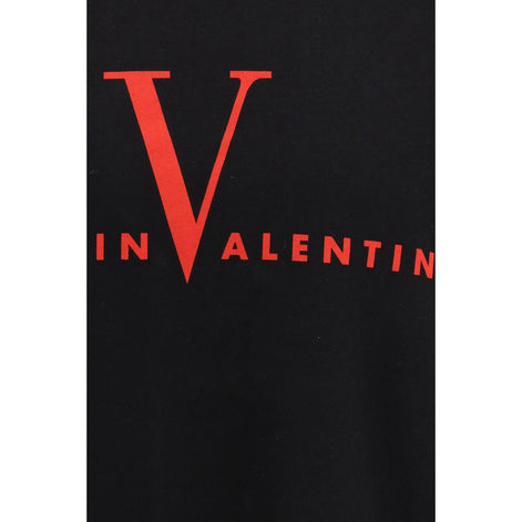Valentino Black Cotton T-Shirt Valentino