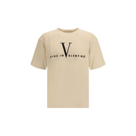 Valentino Cream Cotton T-Shirt Valentino