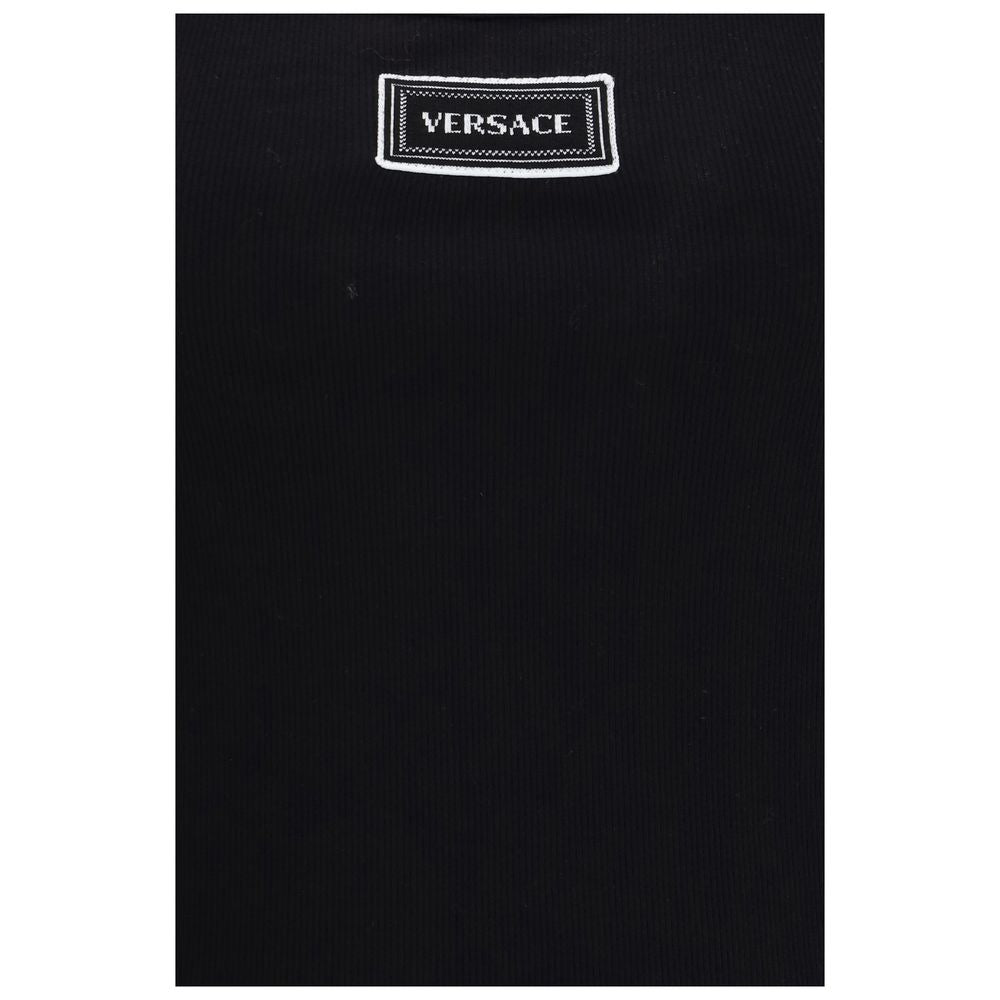 Versace Black Cotton Top Versace