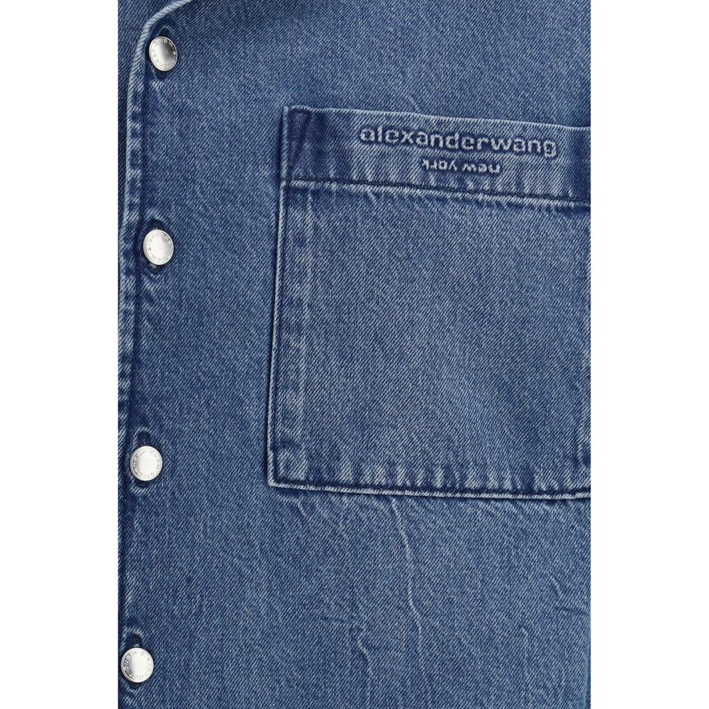 Alexander Wang Blue Denim Shirt Alexander Wang