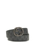 Gucci Black Calf Leather Bos Taurus Regular Belt Gucci