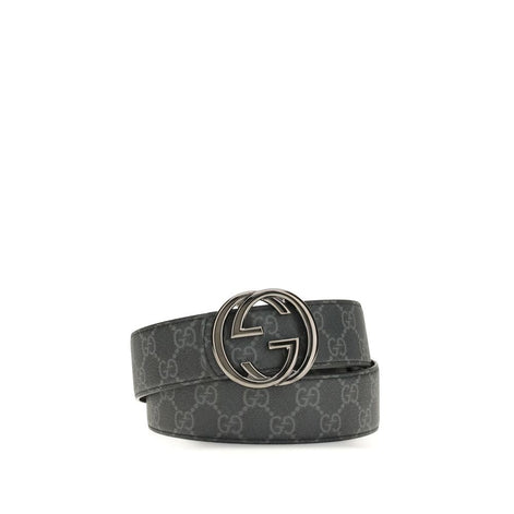 Gucci Black Calf Leather Bos Taurus Regular Belt Gucci