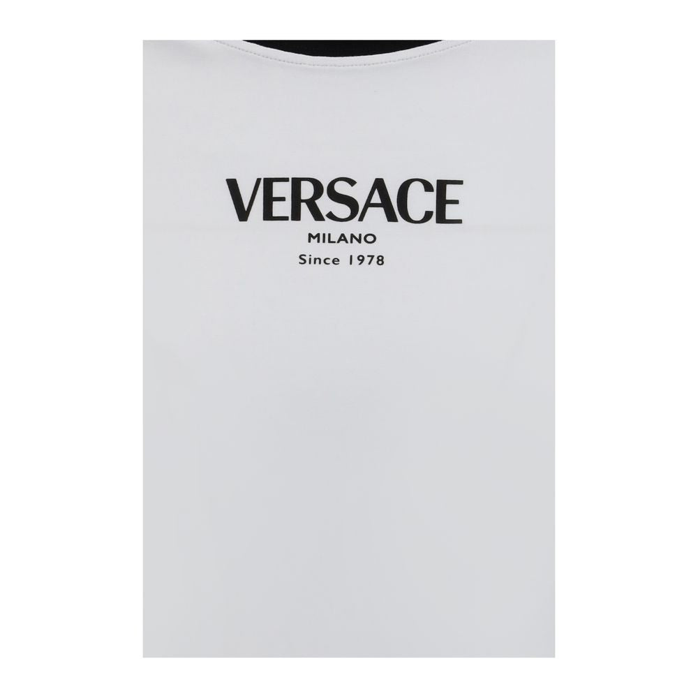 Versace White Viscose T-Shirt Versace